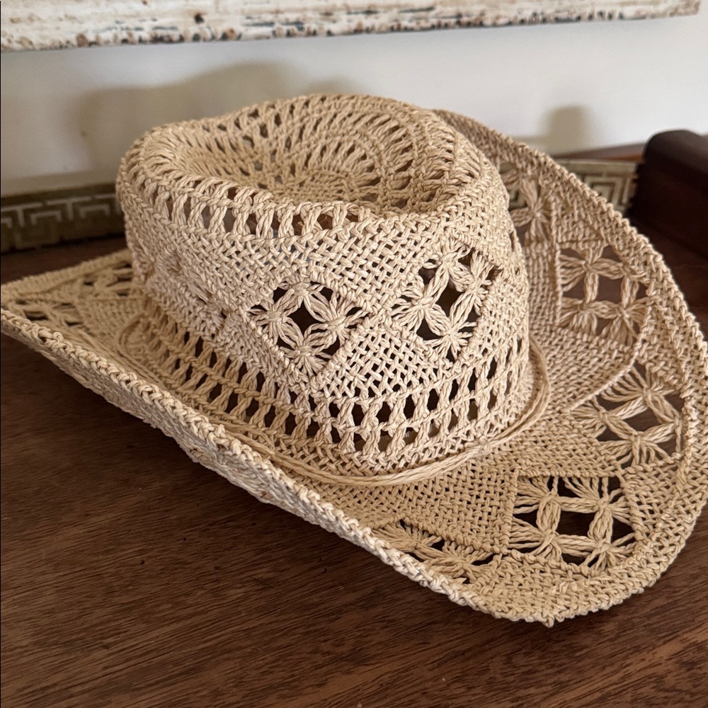 Scala Woven cowboy hat